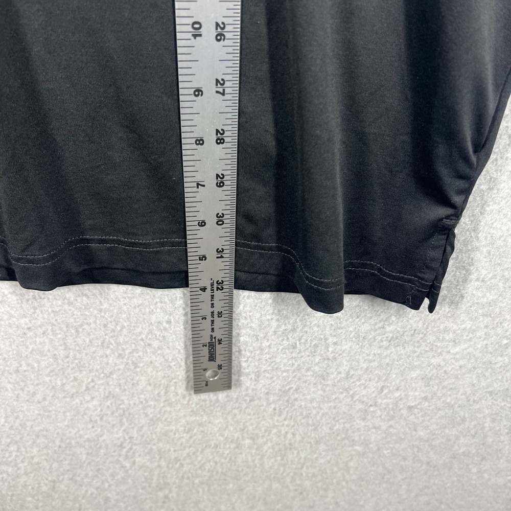 Nat Nast Polo Shirt Mens XL Black Short Sleeve Spandex Blend Performance EUC - Picture 5 of 6